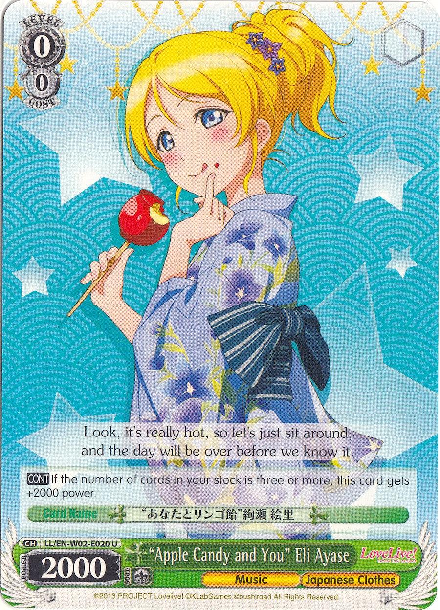 "Apple Candy and You" Eli Ayase (LL/EN-W02-E020 U) [Love Live! DX Vol.2] - POKÉ JEUX