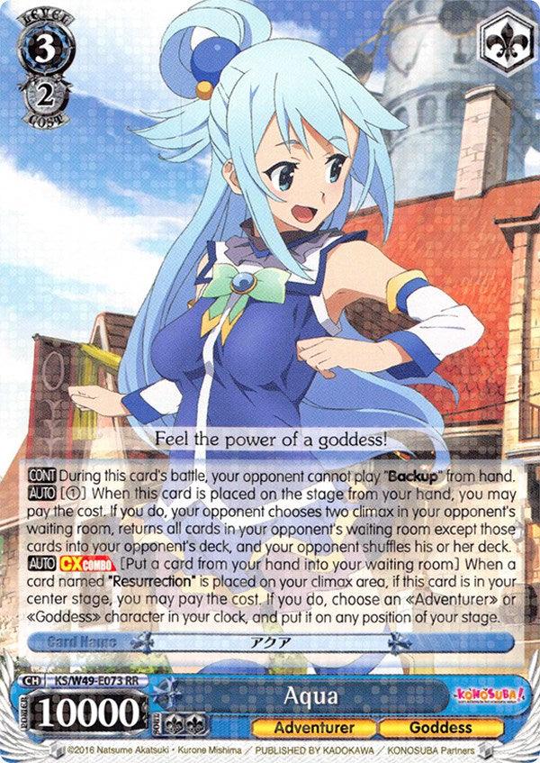 Aqua (KS/W49-E073 RR) [KonoSuba] - POKÉ JEUX