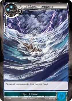 Aqua Magic -Tempest- (2-054) [The War of Valhalla] - POKÉ JEUX