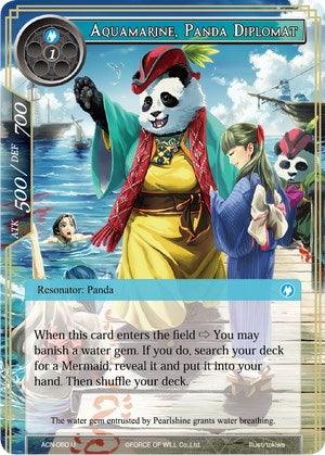 Aquamarine, Panda Diplomat (ACN-060) [Ancient Nights] - POKÉ JEUX