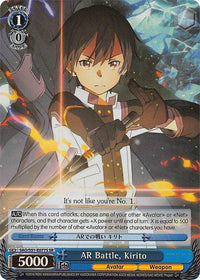 AR Battle, Kirito (SAO/S51-E077S SR) [Sword Art Online The Movie: -Ordinal Scale-] - POKÉ JEUX