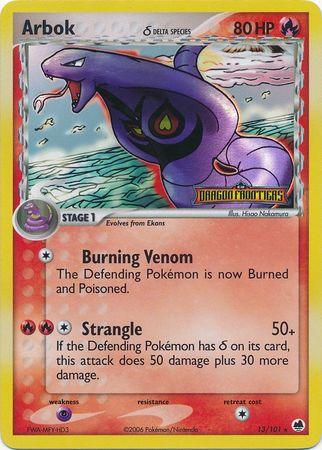 Arbok (13/101) (Delta Species) (Stamped) [EX: Dragon Frontiers] - POKÉ JEUX