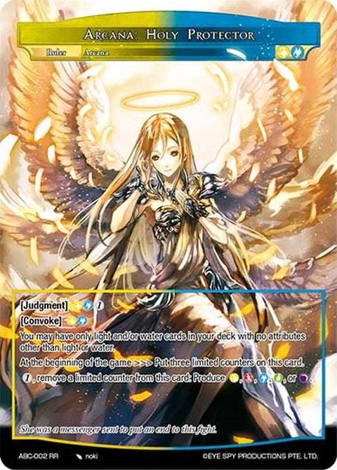 Arcana: Holy Protector // Arcana: Archangel of Radiant Waves (ABC-002 JR) [Arcana Battle Colosseum] - POKÉ JEUX