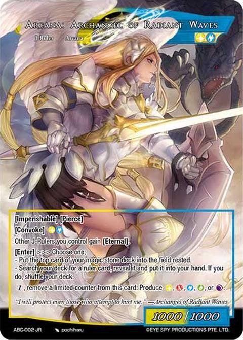 Arcana: Holy Protector // Arcana: Archangel of Radiant Waves (ABC-002 JR) [Arcana Battle Colosseum] - POKÉ JEUX