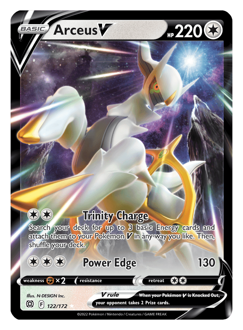 Arceus V (122/172) [Sword & Shield: Brilliant Stars] - POKÉ JEUX