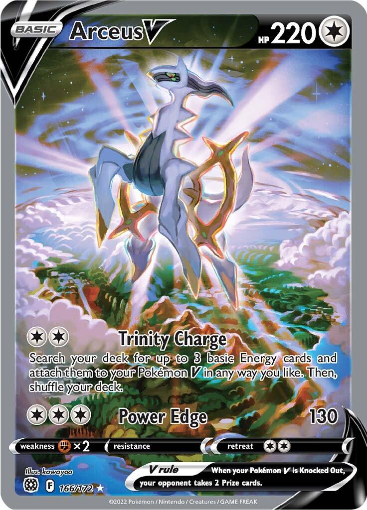 Arceus V (166/172) [Sword & Shield: Brilliant Stars] - POKÉ JEUX