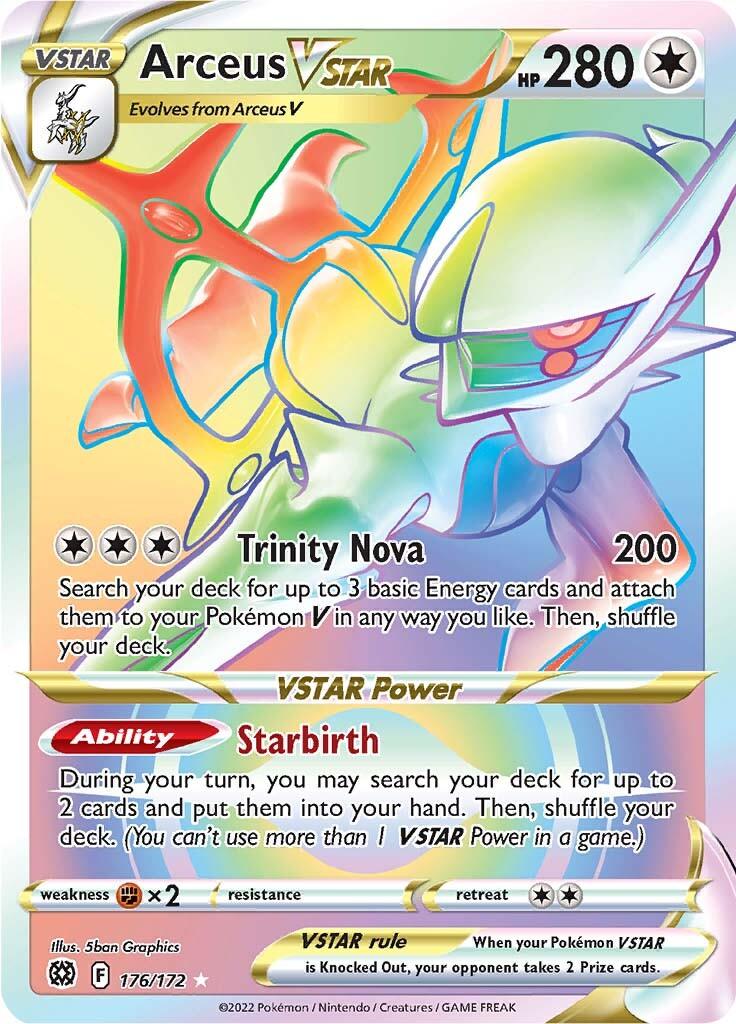 Arceus VSTAR (176/172) [Sword & Shield: Brilliant Stars] - POKÉ JEUX