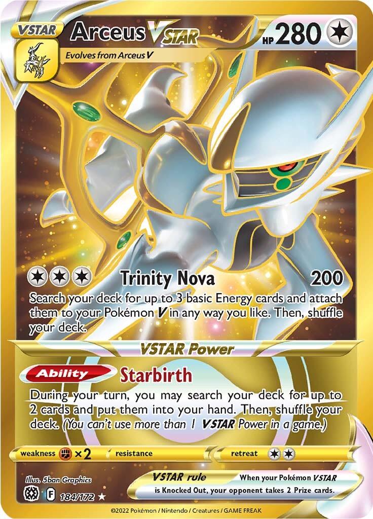 Arceus VSTAR (184/172) [Sword & Shield: Brilliant Stars] - POKÉ JEUX