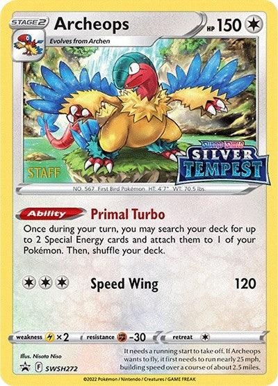 Archeops (SWSH272) (Prerelease) (Staff) [Sword & Shield: Black Star Promos] - POKÉ JEUX