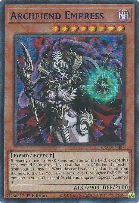 Archfiend Empress (Blue) [LDS3-EN007] Ultra Rare - POKÉ JEUX