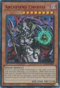 Archfiend Empress (Red) [LDS3-EN007] Ultra Rare - POKÉ JEUX