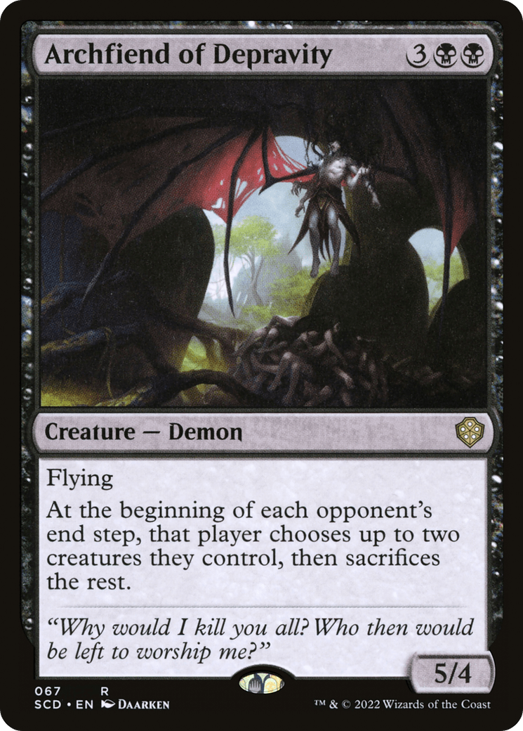 Archfiend of Depravity [Starter Commander Decks] - POKÉ JEUX