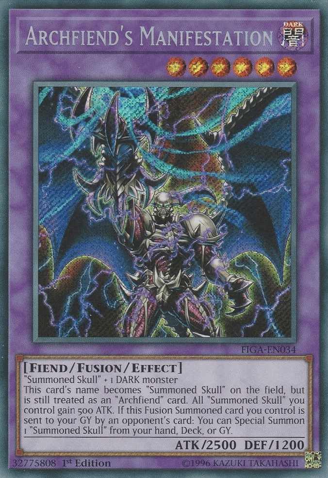 Archfiend's Manifestation [FIGA-EN034] Secret Rare - POKÉ JEUX