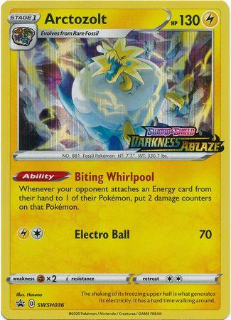 Arctozolt (SWSH036) (Prerelease Promo) [Sword & Shield: Black Star Promos] - POKÉ JEUX