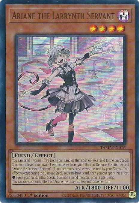 Ariane the Labrynth Servant [TAMA-EN016] Ultra Rare - POKÉ JEUX