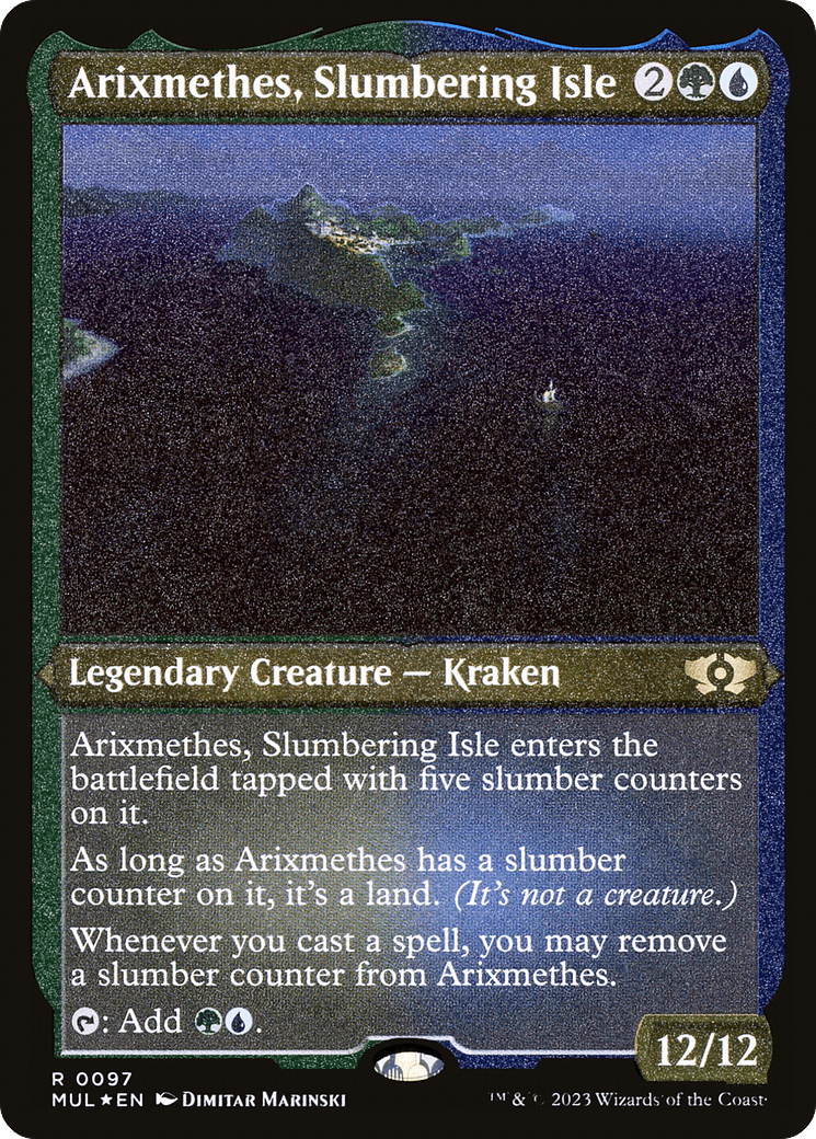 Arixmethes, Slumbering Isle (Foil Etched) [Multiverse Legends] - POKÉ JEUX