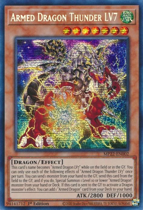 Armed Dragon Thunder LV7 [MP22-EN002] Prismatic Secret Rare - POKÉ JEUX