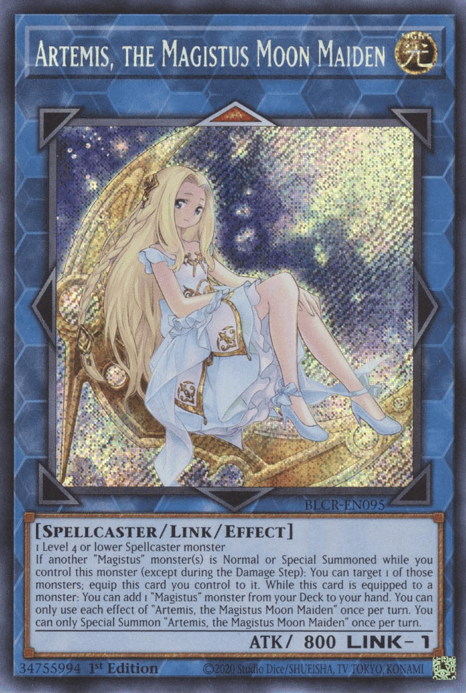 Artemis, the Magistus Moon Maiden [BLCR-EN095] Secret Rare - POKÉ JEUX