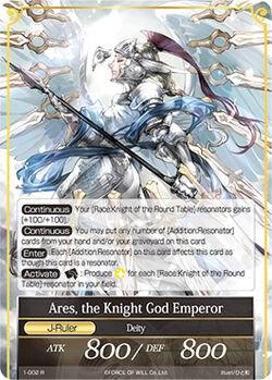 Arthur, the King of Knights // Ares, the Knight God Emperor (1-002/J) [The Dawn of Valhalla] - POKÉ JEUX