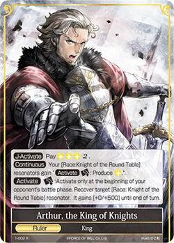 Arthur, the King of Knights // Ares, the Knight God Emperor (1-002/J) [The Dawn of Valhalla] - POKÉ JEUX