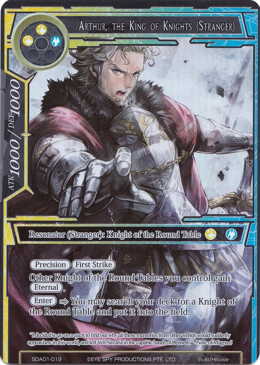 Arthur, the King of Knights (Stranger) (Full Art) (SDAO1-019) [Alice Origin Starter Deck] - POKÉ JEUX