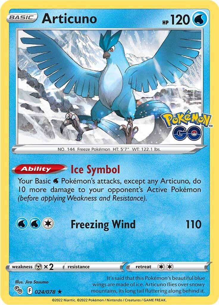 Articuno (024/078) [Pokémon GO] - POKÉ JEUX