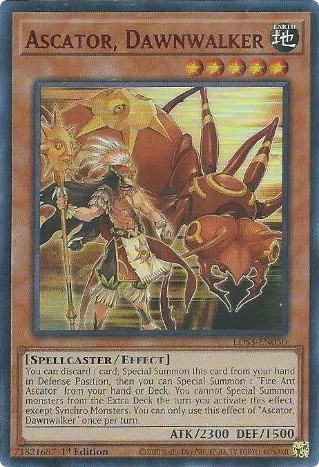 Ascator, Dawnwalker (Red) [LDS3-EN050] Ultra Rare - POKÉ JEUX