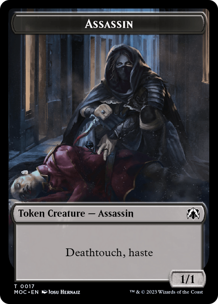 Assassin // Knight (10) Double-Sided Token [March of the Machine Commander Tokens] - POKÉ JEUX