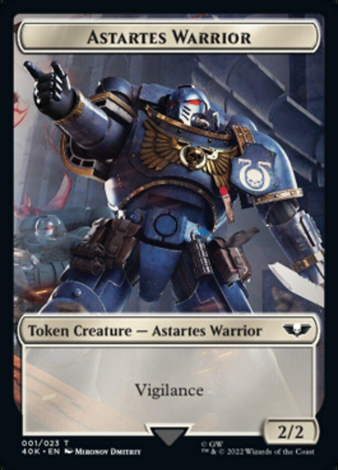 Astartes Warrior (001) // Cherubael Double-Sided Token [Warhammer 40,000 Tokens] - POKÉ JEUX