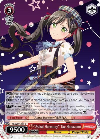 "Astral Harmony" Tae Hanazono (BD/WE35-E09 R) (Parallel Foil) [Poppin'Party x Roselia] - POKÉ JEUX