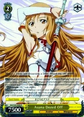 Asuna Dozed Off (SAO/S20-E006 R) [Sword Art Online] - POKÉ JEUX