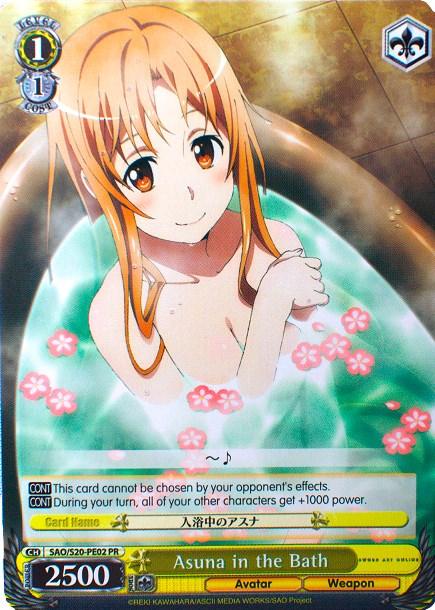 Asuna in the Bath (SAO/S20-PE02 PR) (Promo) [Sword Art Online] - POKÉ JEUX