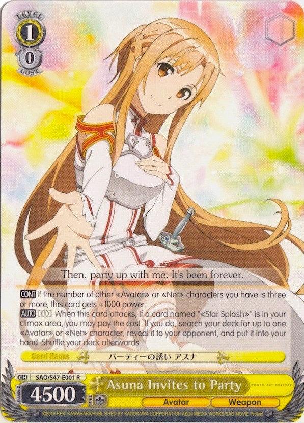 Asuna Invites to Party (SAO/S47-E001 R) [Sword Art Online Re: Edit] - POKÉ JEUX