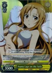 Asuna Lays on the Sofa (SAO/S20-E003S SR) [Sword Art Online] - POKÉ JEUX