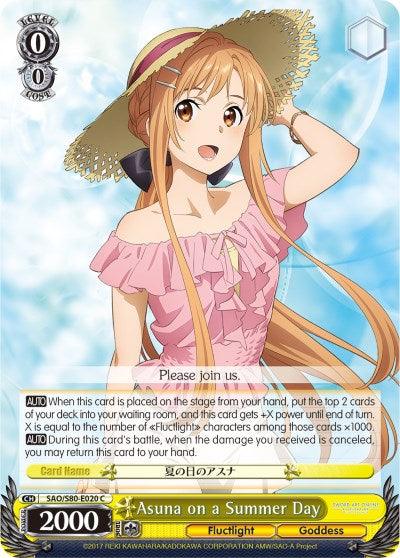 Asuna on a Summer Day (SAO/S80-E020 C) [Sword Art Online -Alicization- Vol.2] - POKÉ JEUX