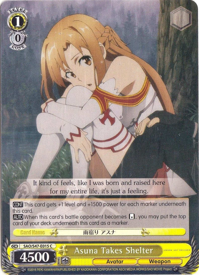 Asuna Takes Shelter (SAO/S47-E015 C) [Sword Art Online Re: Edit] - POKÉ JEUX