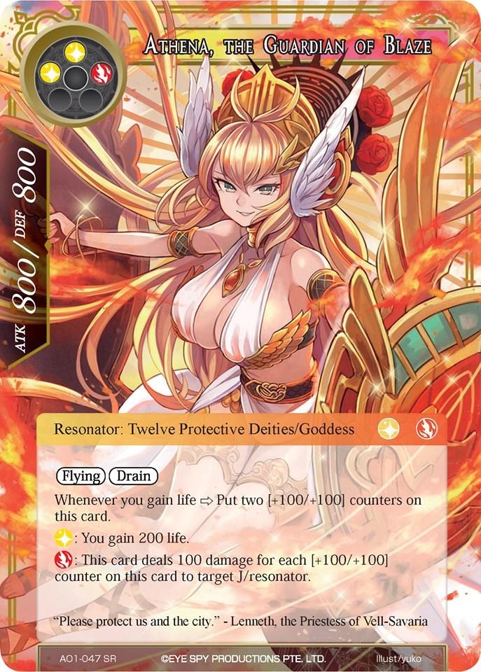 Athena, the Guardian of Blaze (AO1-047) [Alice Origin] - POKÉ JEUX