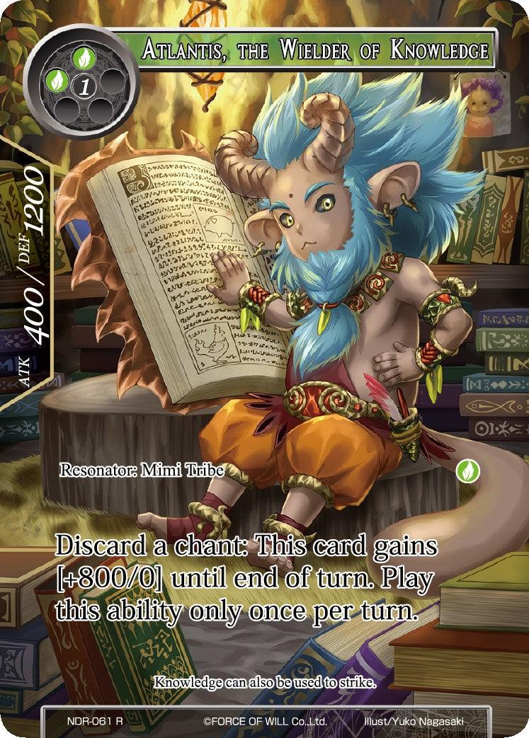 Atlantis, the Wielder of Knowledge (Full Art) (NDR-061) [New Dawn Rises] - POKÉ JEUX