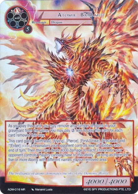 Atomic Bahamut (Full Art) (ADW-016) [Assault into the Demonic World] - POKÉ JEUX