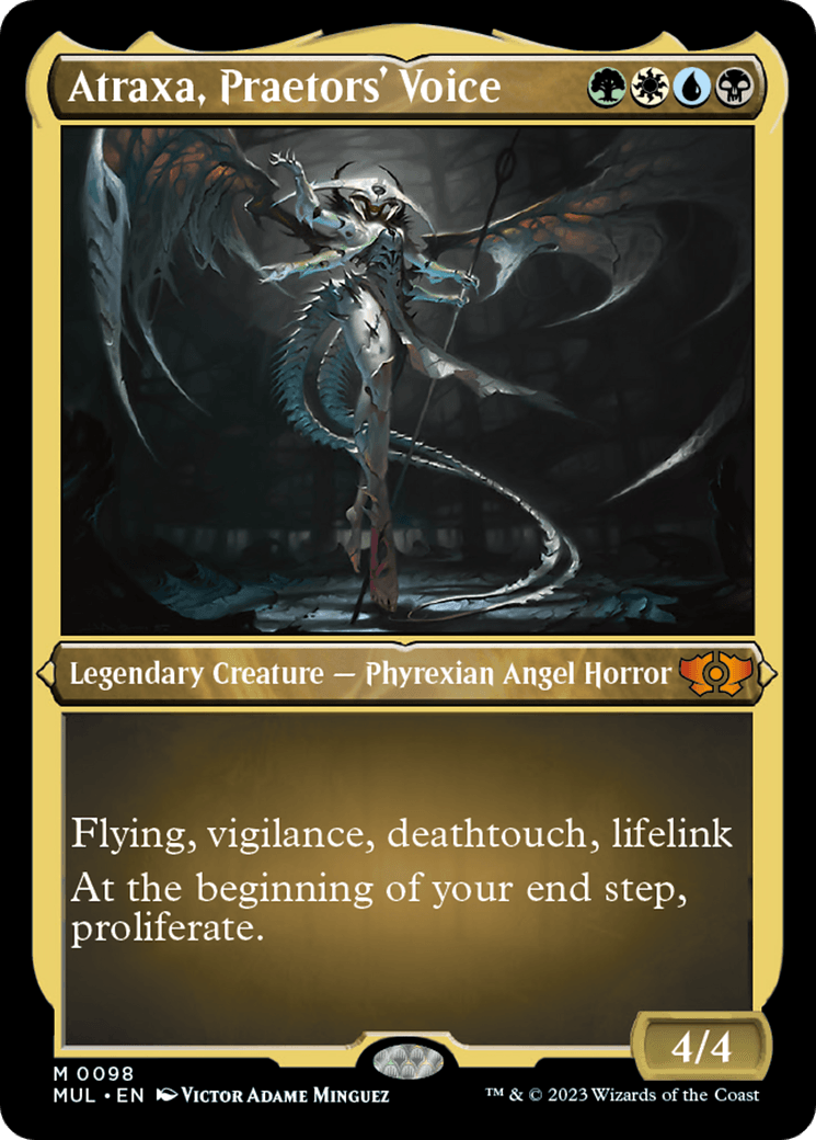 Atraxa, Praetors' Voice (Foil Etched) [Multiverse Legends] - POKÉ JEUX