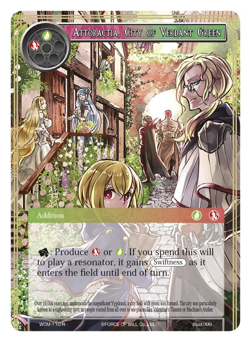 Attoractia, City of Verdant Green (WOM-110) [Winds of the Ominous Moon] - POKÉ JEUX