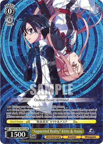 "Augmented Reality" Kirito & Asuna (Foil) [Sword Art Online Animation 10th Anniversary] - POKÉ JEUX