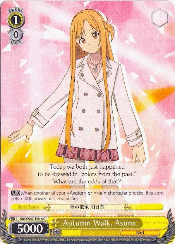 Autumn Walk, Asuna (SAO/S47-E016 C) [Sword Art Online Re: Edit] - POKÉ JEUX