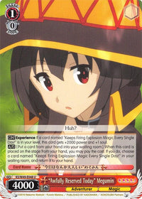 "Awfully Reserved Today" Megumin (KS/W49-E048 U) [KonoSuba] - POKÉ JEUX