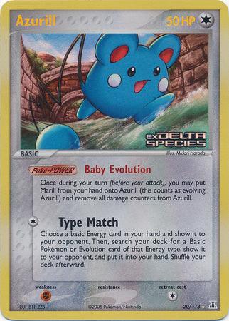 Azurill (20/113) (Stamped) [EX: Delta Species] - POKÉ JEUX