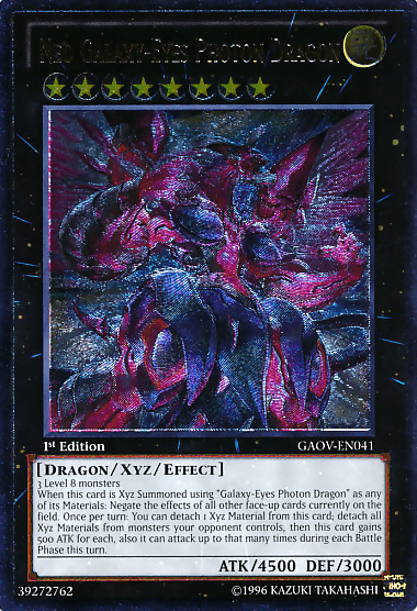 Neo Galaxy-Eyes Photon Dragon [GAOV-EN041] Ultimate Rare - POKÉ JEUX