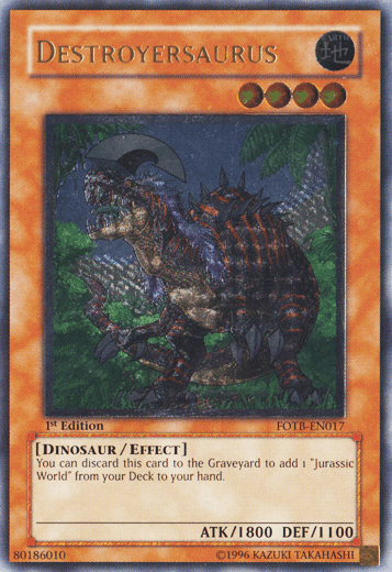 Destroyersaurus [FOTB-EN017] Ultimate Rare - POKÉ JEUX