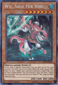 Wiz, Sage Fur Hire [DASA-EN022] Secret Rare - POKÉ JEUX