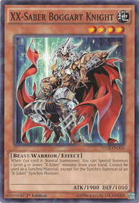 XX-Saber Boggart Knight [SP15-EN006] Shatterfoil Rare - POKÉ JEUX