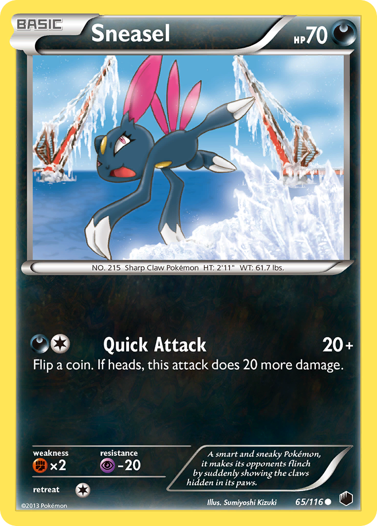 Sneasel (65/116) [Black & White: Plasma Freeze]